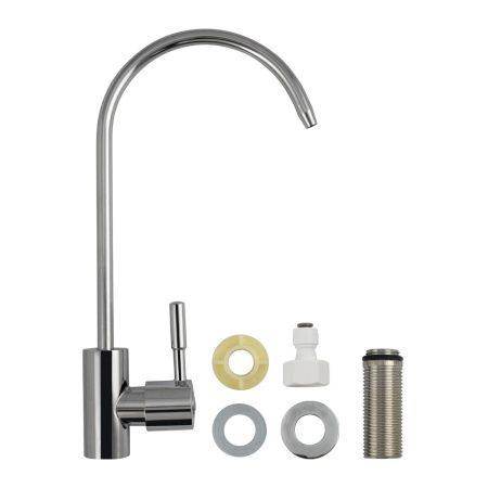 Кран для фильтра питьевой воды MAGNUS 9019 из нержавеющей стали хром