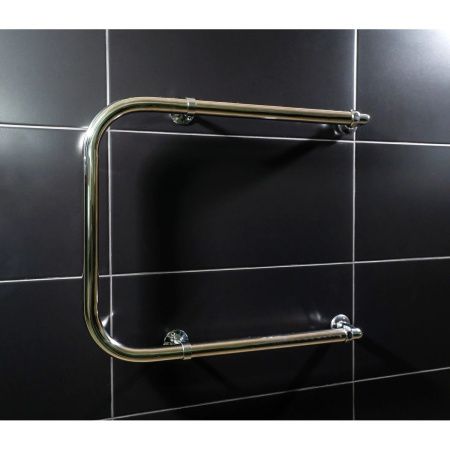 Полотенцесушитель водяной EVK П-образный В500*Ш500 из нержавеющей стали 1,5 мм D1"
