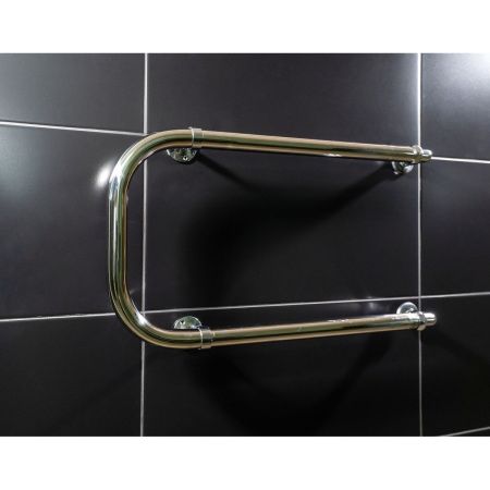 Полотенцесушитель водяной EVK П-образный В500*Ш400 из нержавеющей стали 1,5 мм D1"