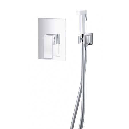 Смеситель встраиваемый с гигиеническим душем D&K Bayern.Liszt DA1515001 хром