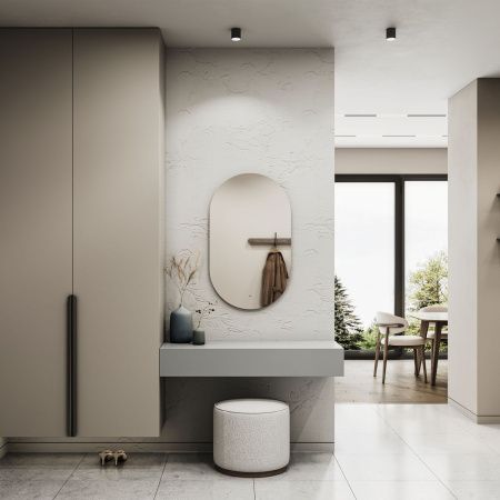 Зеркало Fleur Led 600х1000 с бесконтактным сенсором, холодная подсветка ЗЛП532