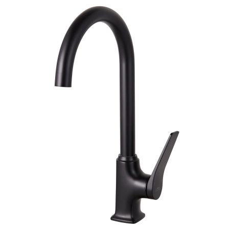 Смеситель для кухни FASHUN A4086-7 Черный с высоким изливом