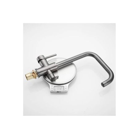 Смеситель для кухни Shevanik S328 с подключением фильтра питьевой воды, хром