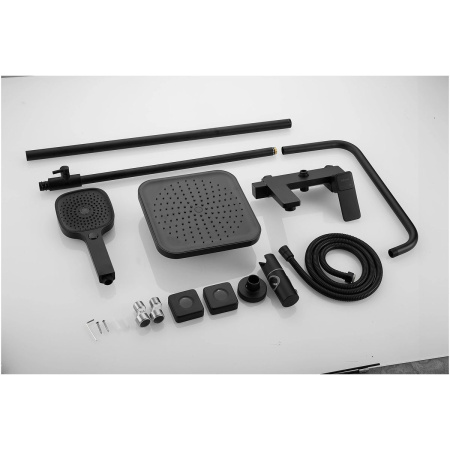 Душевая система Shevanik S9736H черная