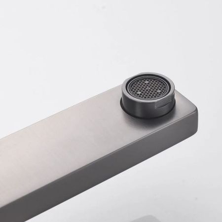 Смеситель для раковины Shevanik S9611T оружейная сталь