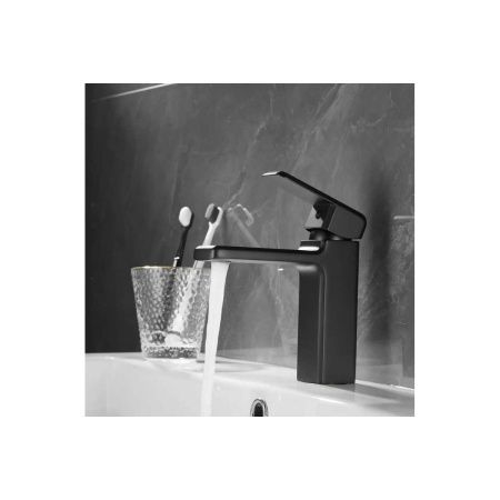 Смеситель для раковины Shevanik S8801H черный