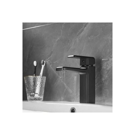 Смеситель для раковины Shevanik S8801H черный