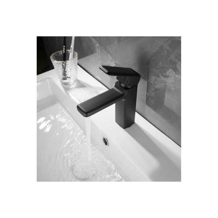 Смеситель для раковины Shevanik S8801H черный