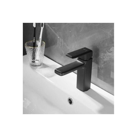 Смеситель для раковины Shevanik S8801H черный