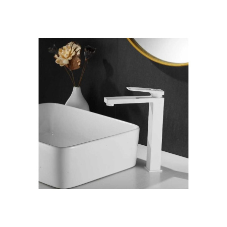 Смеситель для раковины Shevanik S6811C белый