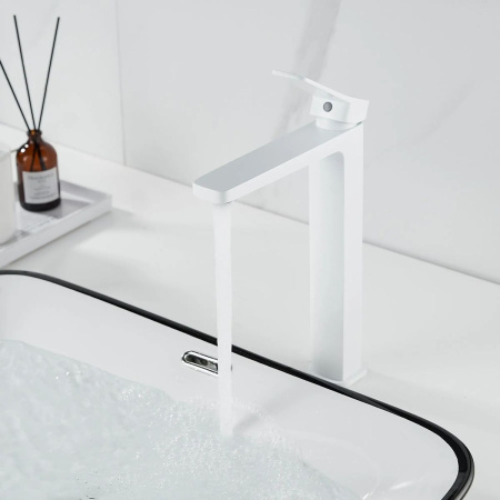 Смеситель для раковины Shevanik S9911C белый