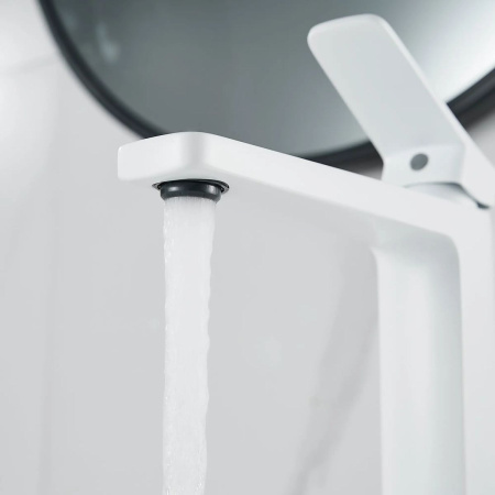 Смеситель для раковины Shevanik S9911C белый