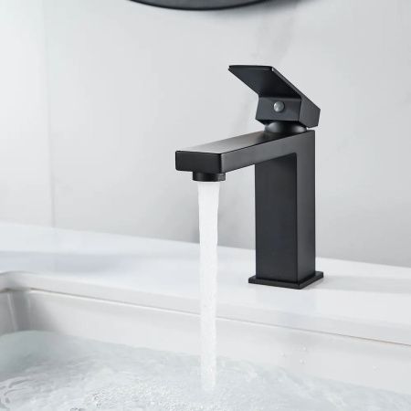 Смеситель для раковины Shevanik S9601H черный