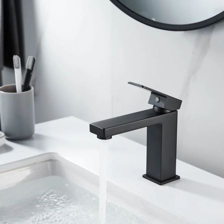 Смеситель для раковины Shevanik S9601H черный