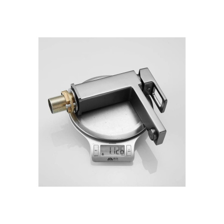 Смеситель для раковины Shevanik S8271T с гигиеническим душем, оружейная сталь