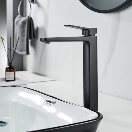 Смеситель для раковины Shevanik S9911H черный