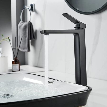 Смеситель для раковины Shevanik S9911H черный