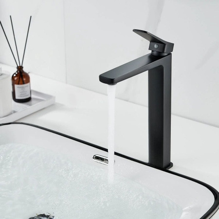 Смеситель для раковины Shevanik S9911H черный