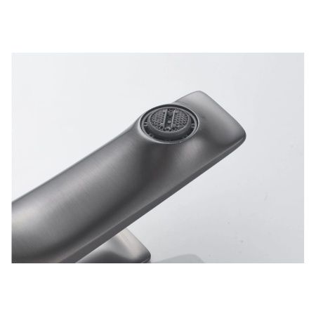 Смеситель для раковины Shevanik S9101T оружейная сталь