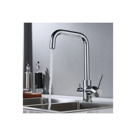 Смеситель для кухни Shevanik S228 с подключением фильтра питьевой воды