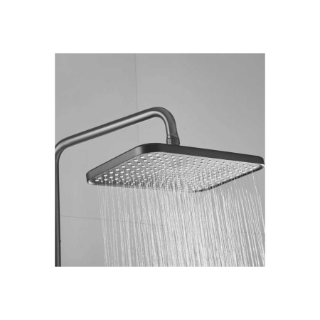 Душевая система Shevanik S6836T оружейная сталь