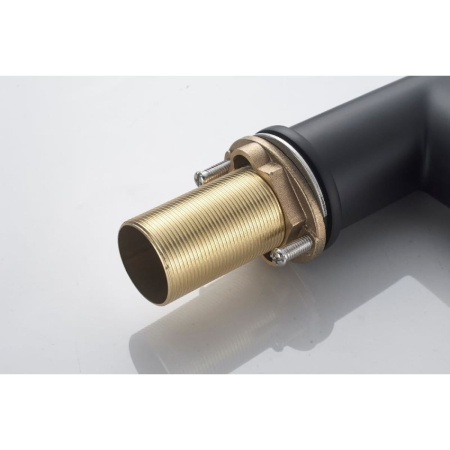 Смеситель для кухни Shevanik S963H гибкий излив, черный