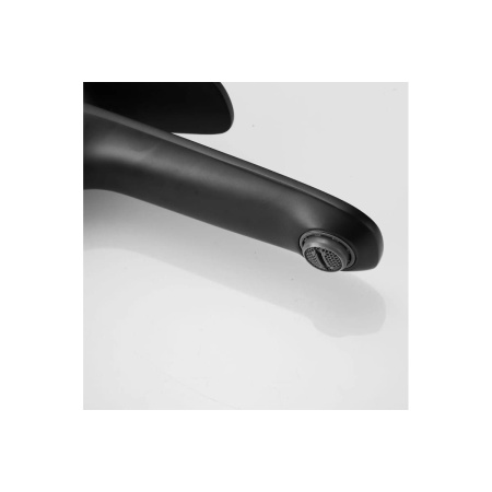 Смеситель для раковины Shevanik S8511H высокий, черный