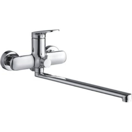 Смеситель для ванны Shevanik S8522 с изливом 35 см, хром