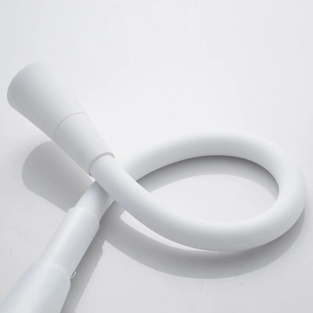 Смеситель для кухни Shevanik S543C-1 гибкий излив, белый