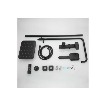 Душевая система Shevanik S8836H черный/матовый