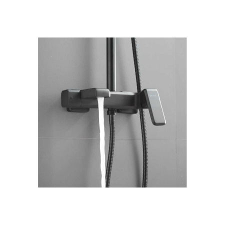 Душевая система Shevanik S8836H черный/матовый