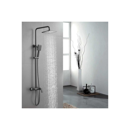 Душевая система Shevanik S8836H черный/матовый