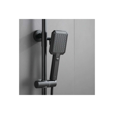 Душевая система Shevanik S8836H черный/матовый