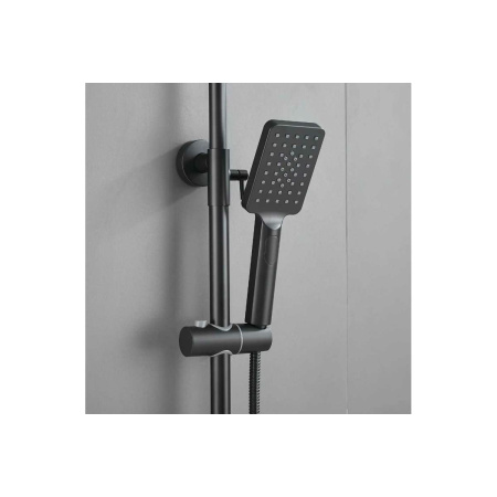 Душевая система Shevanik S8936H черный/матовый
