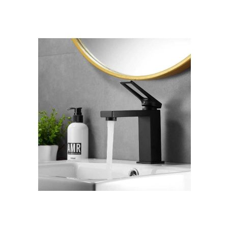 Смеситель для раковины Shevanik S6801H черный