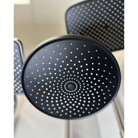 Душевая система Shevanik S8336T оружейная сталь