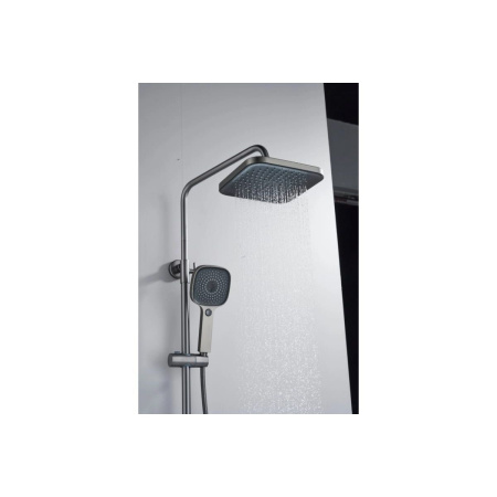 Душевая система Shevanik S9736T оружейная стал