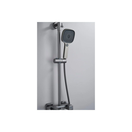 Душевая система Shevanik S9736T оружейная стал