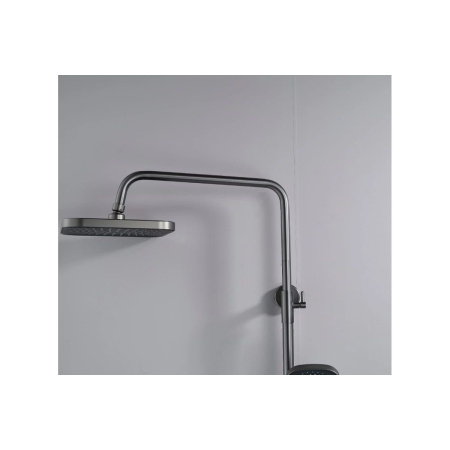 Душевая система Shevanik S9736T оружейная стал