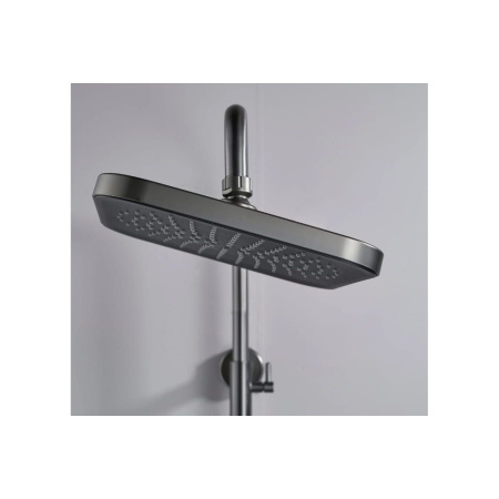 Душевая система Shevanik S9736T оружейная стал