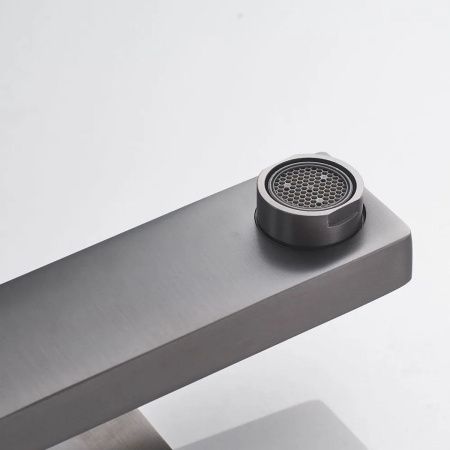 Смеситель для раковины Shevanik S9601T оружейная сталь