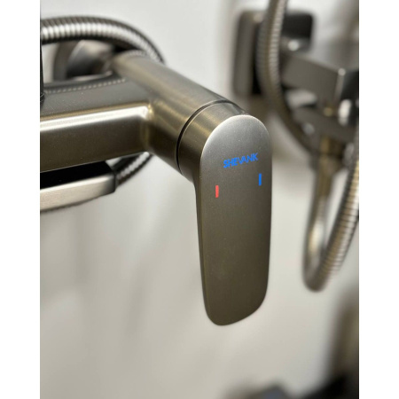 Душевая система Shevanik S8536T оружейная сталь