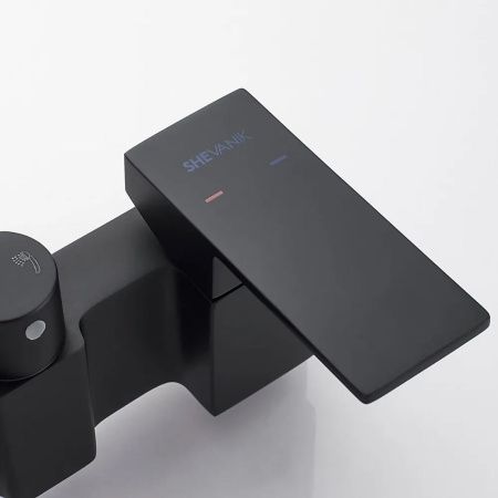 Душевая система Shevanik S9636H черный/хром