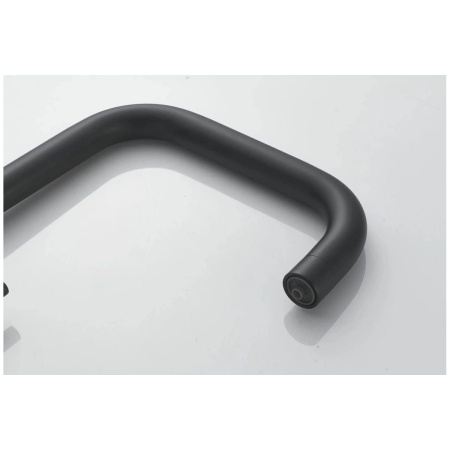 Смеситель для кухни Shevanik S228H с подключением фильтра питьевой воды, черный