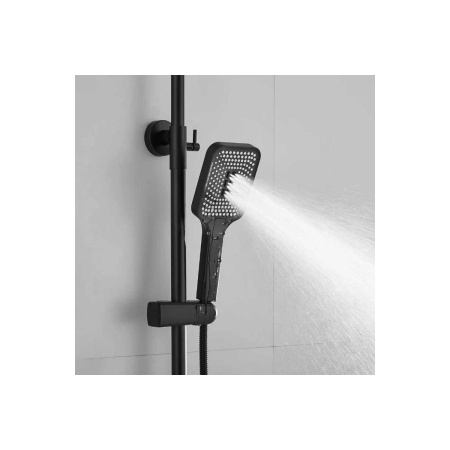 Душевая система Shevanik S6836H черная