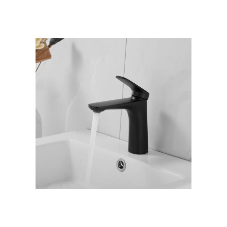 Смеситель для раковины Shevanik S8501H черный