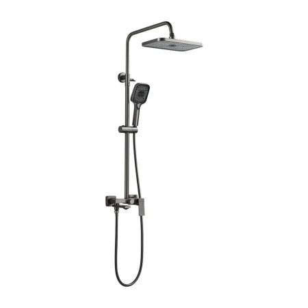 Душевая система Shevanik S9636T оружейная сталь