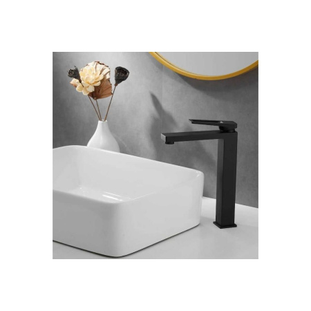 Смеситель для раковины Shevanik S6811C черный