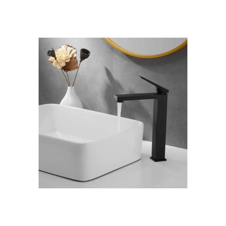 Смеситель для раковины Shevanik S6811C черный