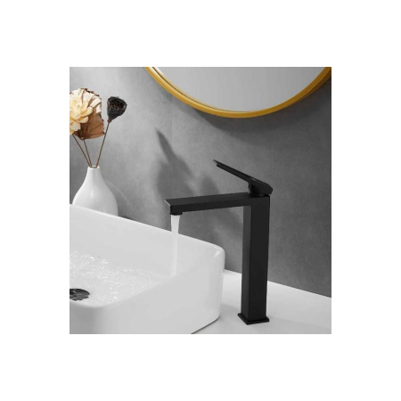 Смеситель для раковины Shevanik S6811C черный